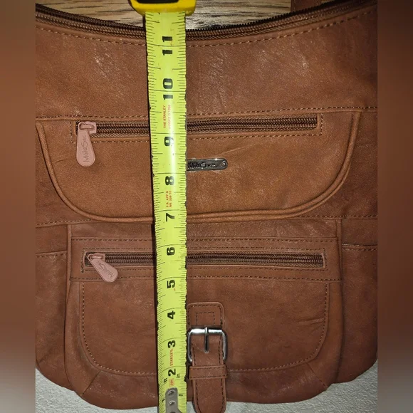 MultiSak Jones FAUX Leather Crossbody Purse - Picture 10 of 11